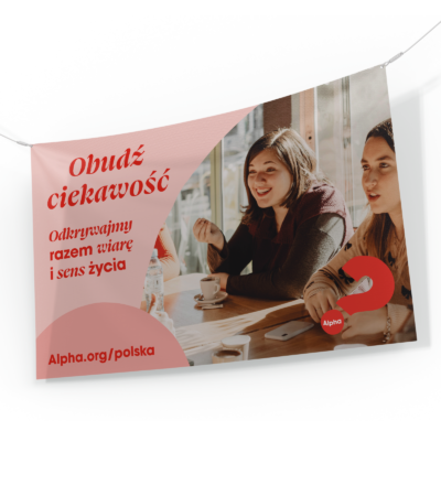 Baner reklamowy Alpha - Obudź ciekawość - 5 wersji
